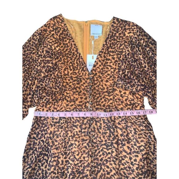 C/Meo Collective Apparent Long Sleeve Dress With An All Over Abstract Animal Pri - Picture 13 of 13